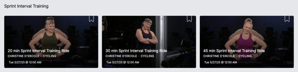 Sprint Interval Training (SIT) Collection with Christine D'Ercole